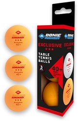 Schildkröt table tennis balls 3-star poly 40+ orange 3 pieces