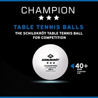 Schildkröt Table Tennis Balls 3-Star ITTF Poly 40+ White 120 Pieces-3