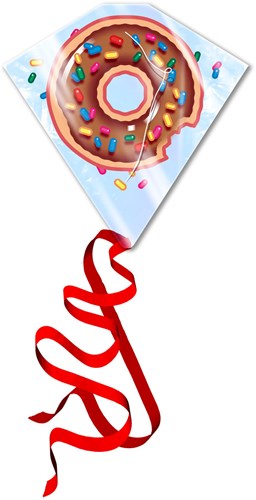 Kites Ready2Fly kite donut - kids' kite with handle and line-2