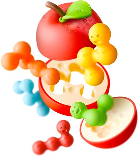 Smart Games Apple Puzzle - 3D Brain Game with 80 Challenges - Display 6 Pieces-2