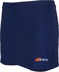 Grays hockey clothing Apex Skort dark blue 128 hockey skirt junior