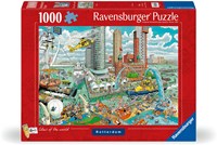 Ravensburger jigsaw puzzle Fleroux Rotterdam - 1000 pieces cartoon puzzle