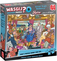 Jumbo puzzle Wasgij Mystery 9 - Great Train Robbery 1000 pieces cartoon