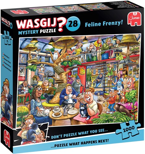 Jumbo puzzle 1000 pieces Wasgij Mystery 28 Cat and Mouse Game jigsaw
