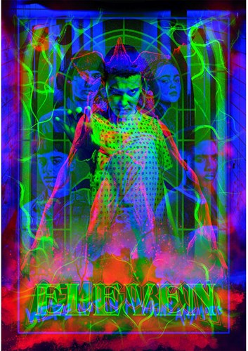 Clementoni puzzle Stranger Things Morphing Collection Eleven LED effect-2