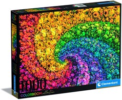 Clementoni puzzle 1000 pieces Flower Colorboom colorful jigsaw puzzle
