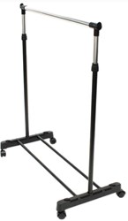 Kledingrek enkel verstelbaar 85-115cm