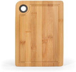 Bamboo cutting board kitchen 28x20cm durable wood brown