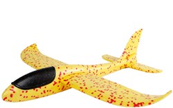 Foam airplane toy 48cm multicolor - Sun Fun throwing glider
