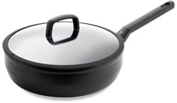 BK sauté pan ceramic induction with lid 24cm PFAS-free black