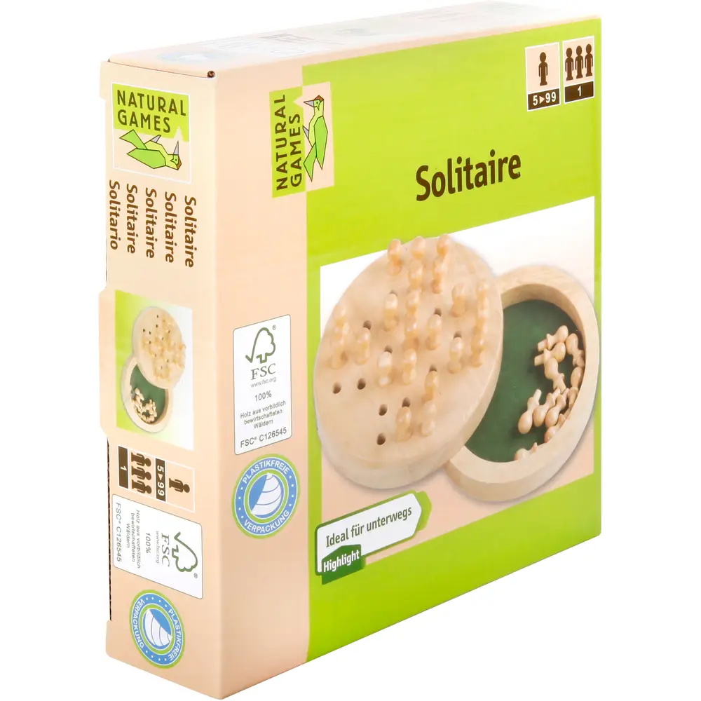 NG Solitaire Holz 12cm