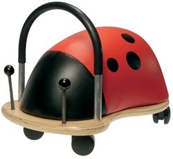 Wheelybug Ride-On Ladybird Large - Wooden Toddler Toy