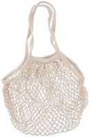 Cotton mesh shopping bag storage basket blue sustainable toy accessory