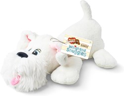 Basic Fun plush puppy toy - Pound Puppies Weighted Snuggles white dog