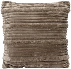 Decoris cushion grey polyester 45x45cm modern home decoration
