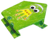 FRIDOLIN Coloring Pages Origami - Frog-2