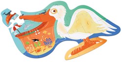 SCRATCH Contour Puzzle - Pelican