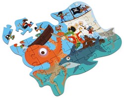 SCRATCH Contour Puzzle - Pirate