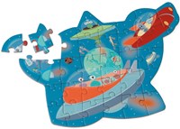 SCRATCH Contour Puzzle - Space