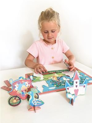 SCRATCH Play Puzzle 3D - Princess-3