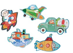 SCRATCH Beginner Puzzle - Vehicles