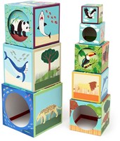 SCRATCH Stacking Tower - Animals of the World-2