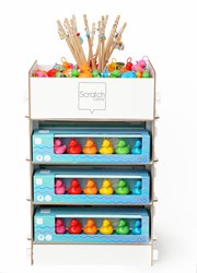 Scratch fairground ducks toy - starter pack small multicolor