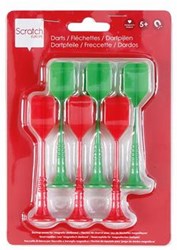 Scratch Magnetic Dart Arrows Blue-Green - 6 Pieces Kids Game