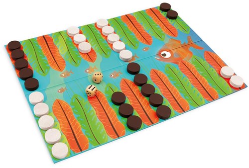 SCRATCH Junior Backgammon - Piranha Race