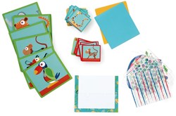 Scratch educational game - Pyjama Party - colourful cardboard game