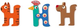 SCRATCH Wooden Letter - H