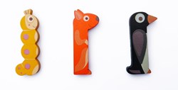 SCRATCH Wooden Letter - I