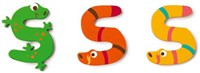 SCRATCH Wooden Letter - S