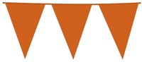 Globos orange bunting plastic 10 meters for party decoration