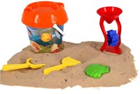 Ocean luxury bucket set sand mill beach toy 5 pieces 18 cm-2