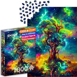 Enjoy Puzzle jigsaw Cosmic Tree of Life 1000 pieces colorful