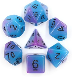 Foam Brain Games dice Glow in the Dark Supernova RPG set multicolor