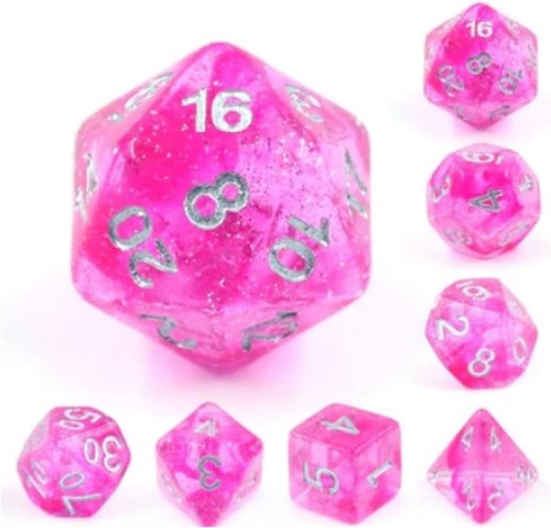 Foam Brain Games dice set Chaos for RPG games and DnD