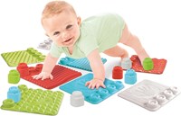Clementoni Baby Clemmy - Sensory Carpet play mat with stacking blocks