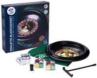 Roulette Black Jack set casino game 30 cm complete with play mat-2