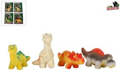 Growing dinosaur toy - DinoWorld play figure brown yellow