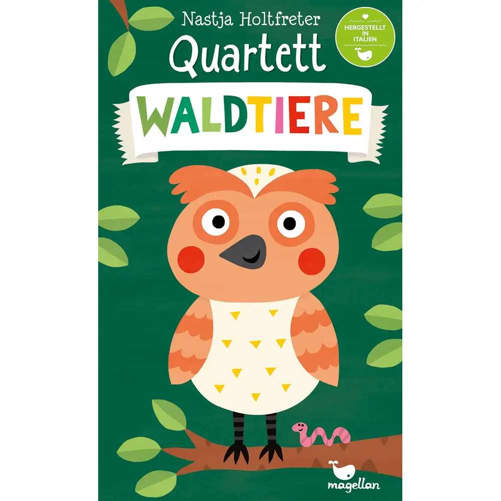 Magellan card game forest animals - classic quartet game for kids