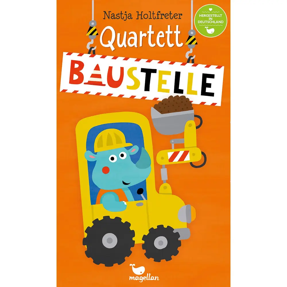 Magellan card game Quartett construction site for kids aged 5 and up