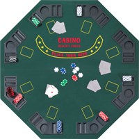 HOT Games Poker Setup Table 8hkg.fold 125x125x2.5cm