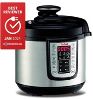 Tefal slow cooker multicooker pressure cooker 6L silver black 25 programs-3