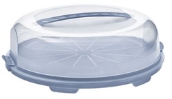 Rotho cake box FRESH blue - sturdy cake storage box with handle