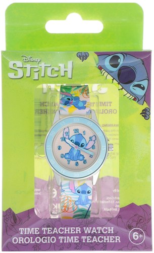Accutime kids watch Stitch learn to tell time blue analog watch-2