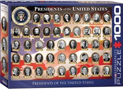 Eurographics Puzzle US Presidents - 1000 Pieces Cardboard Multicolor