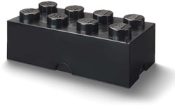 Brick 8 Storage Box Black