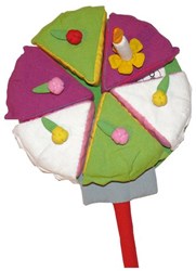 Beleduc tea set toy for kids - high tea cardboard playset